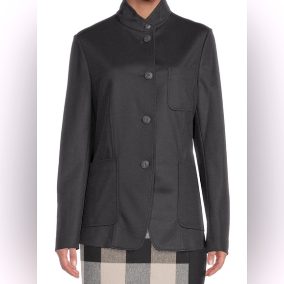 Rag & Bone Sid Pique Black Women's Jacket Blazer- Size 6 - Picture 1 of 9